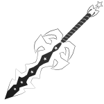 Eternal Neon Black & White Sword