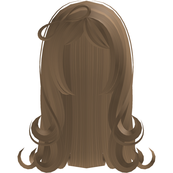 Silky Wavy Long Etheral Hair & Bow in Honey Brown