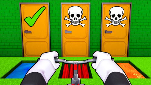 Pick A Door But You're On A Bike!
