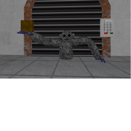scary baboon (fourth version)