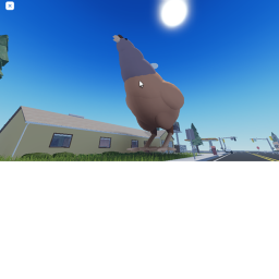 giant chicken in robloxia neighborhood