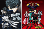 anime(my hero academia and black butler)
