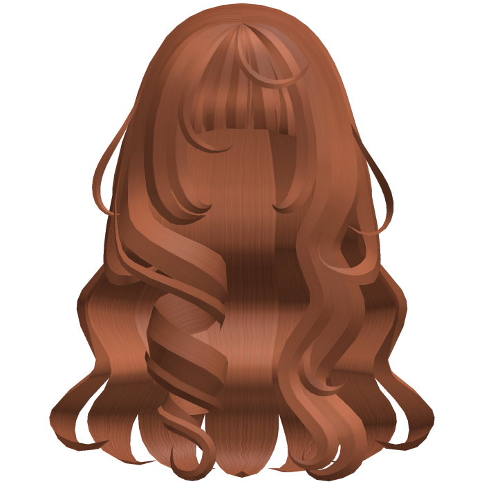 ginger cute messy wavy long princess hair