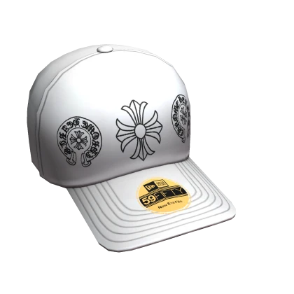 White Chrome Hearts Cap | Roblox Item - Rolimon's