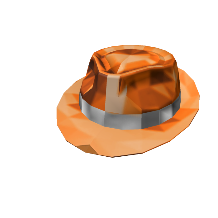 Orange Sparkle Time Fedora