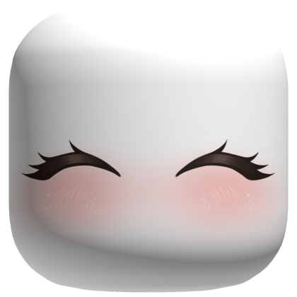 Cute Blush Lashes Face