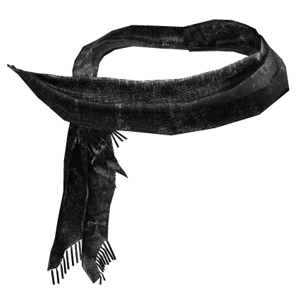 Blue Ruined Wrapped Neck Scarf Chrome Cross | Roblox Item - Rolimon's