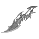 Dracos White And Holy Brushed Steel Blade