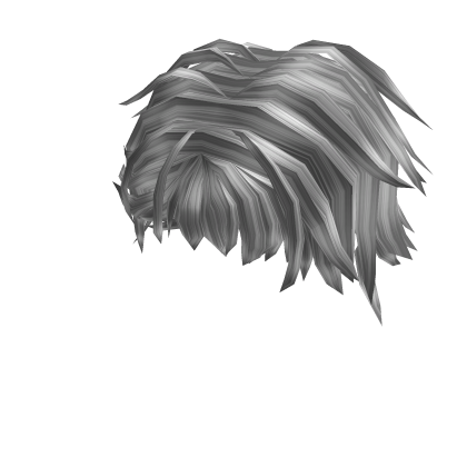 Silver long messy emo vkei hair  Roblox item
