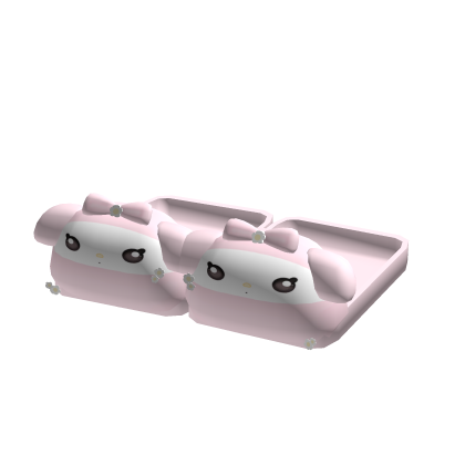 Cute Melody Bunny Trendy Preppy Slippers