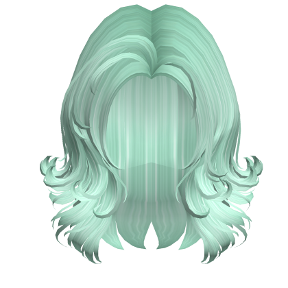Mint Layered Wolf Cut thumbnail