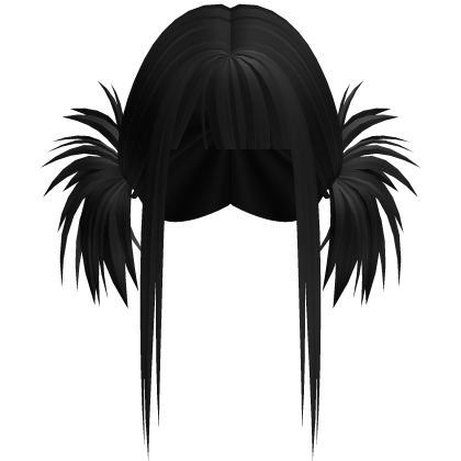 Cyber Punk Rock Buns in Black