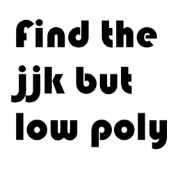 Find the jjk but low poly
