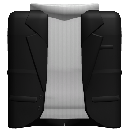 White Turtleneck with Black Suit