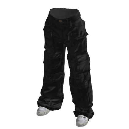 Black Urban Utility Cargo Pants thumbnail