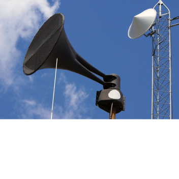 Darien aca hurricane siren.