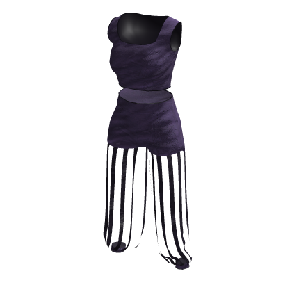 Purple Y2K Striped Baggy Set thumbnail