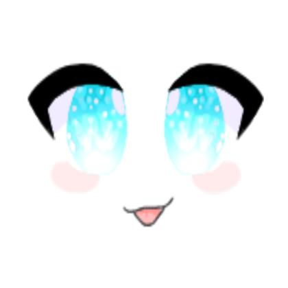 Kawaii Cute Blue eyes Roblox decal