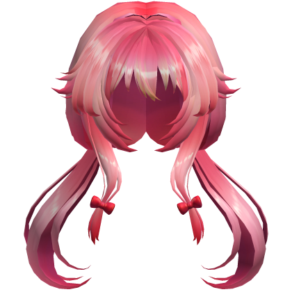 Gasai Yuno Mirai Nikki Pink Twintails Hair Yandere Roblox item
