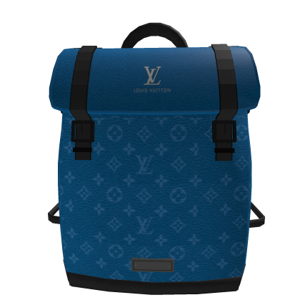 Blue LV Luxury Backpack V1