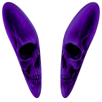 Purple Skull Squadron Bunny Ears