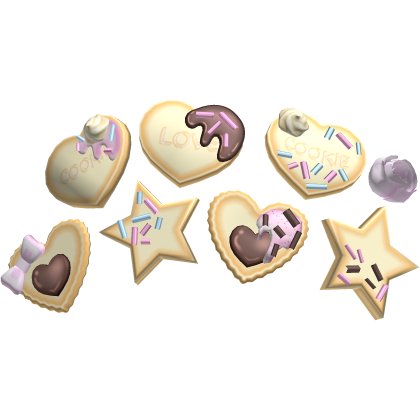 Mori Kei Heisei Igari Cookie Hairclips Decora