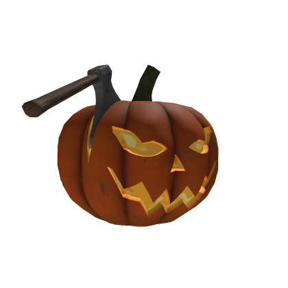 Slasher Axe Pumpkin Head - Halloween
