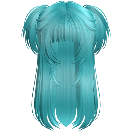 Vamp Long Straight Pigtails Ocean Blue Roblox item