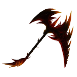 Fiery Cerberus Scythe