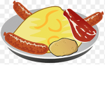 #salchichas con pure