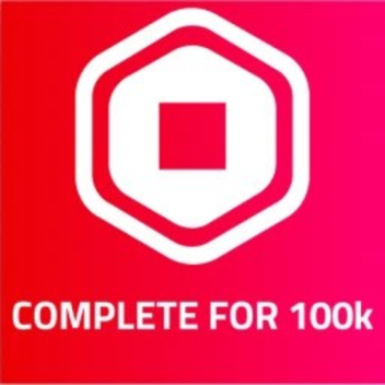Finish the obby for 100,000 bobux