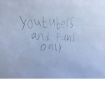 Youtubers and fans group