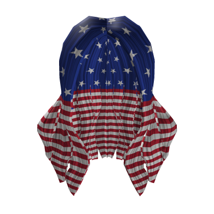 American Flag Hair
