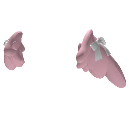 Pink Waist Angel Wings with Ribbon 3.0