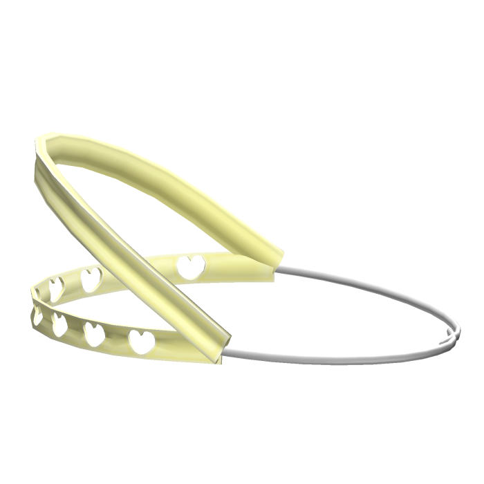 ♡ cute kawaii braces headgear in yellow