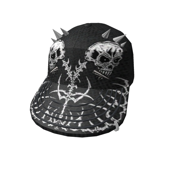 Black Streetwear Skullz Cap