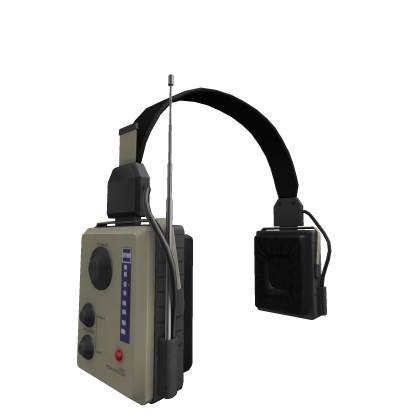 Vintage Radio Headset Roblox item