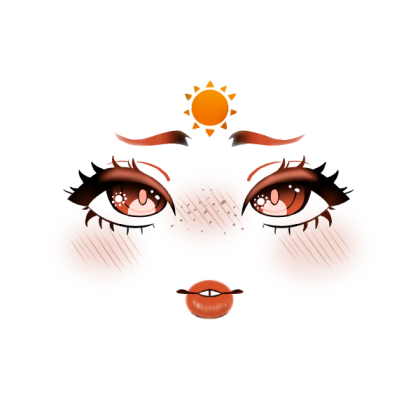 Dawn || Anime Face Decal