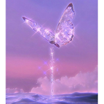 Pastel butterfly group