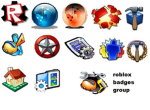 Roblox badges groupe