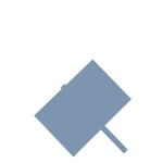 a blue sign