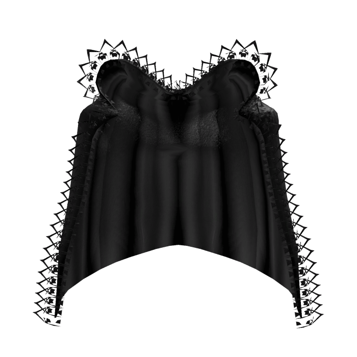 [3.0] 1580s | Elizabethan Lace Conch (Mourning)