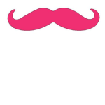 Pink moustache