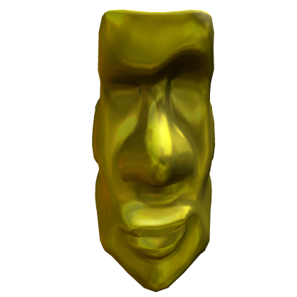 Gold Brainrot Sigma Smirk Moai