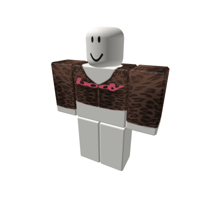 $ Brown leopard print body track jacket thumbnail