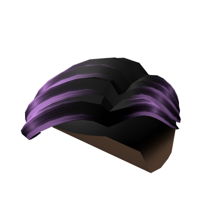 Hair Raul  com Raios com Luzes Purple 2.0 Escuro Roblox item