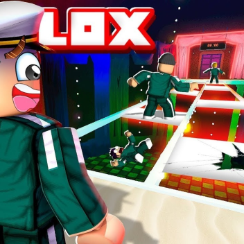 Unmögliche Squid Game glaßbrücke