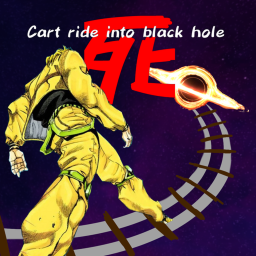 Cart ride into black hole