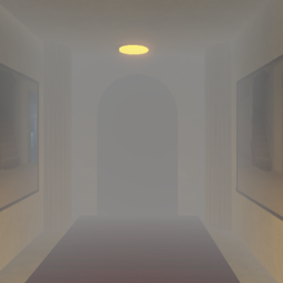Hallway of stairs