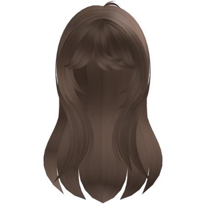 sweet overgrown messy straight hair in milktea